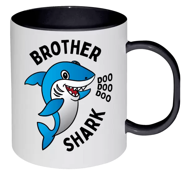 Plastový hrnek Brother Shark