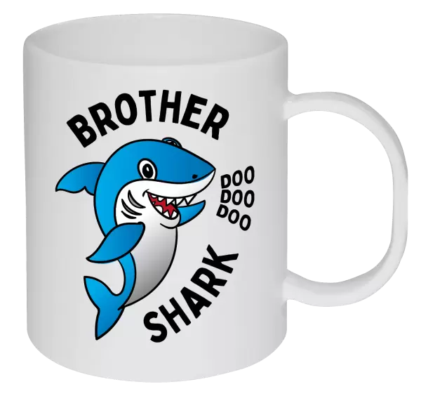 Plastový hrnek Brother Shark