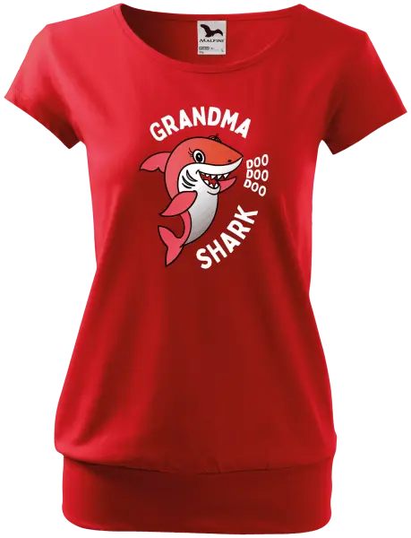 Dámské tričko Grandma Shark