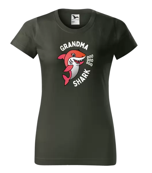 Dámské tričko Grandma Shark