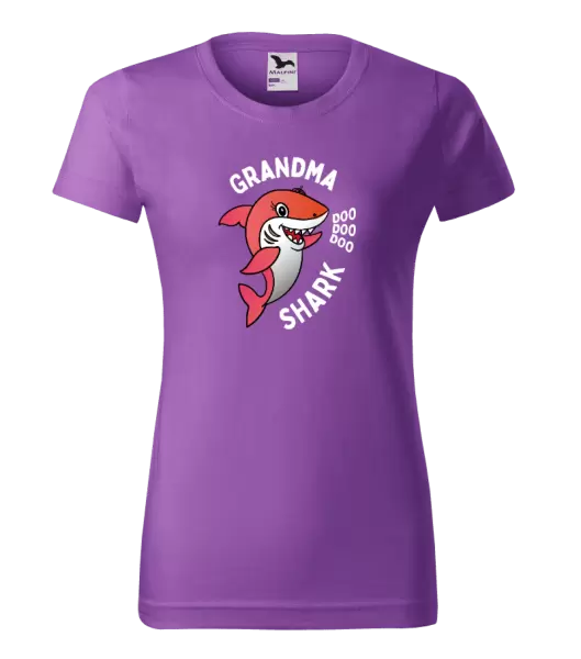 Dámské tričko Grandma Shark