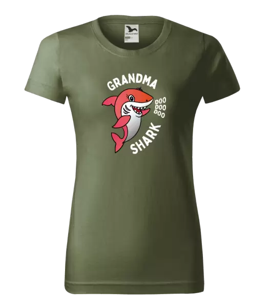 Dámske tričko Grandma Shark