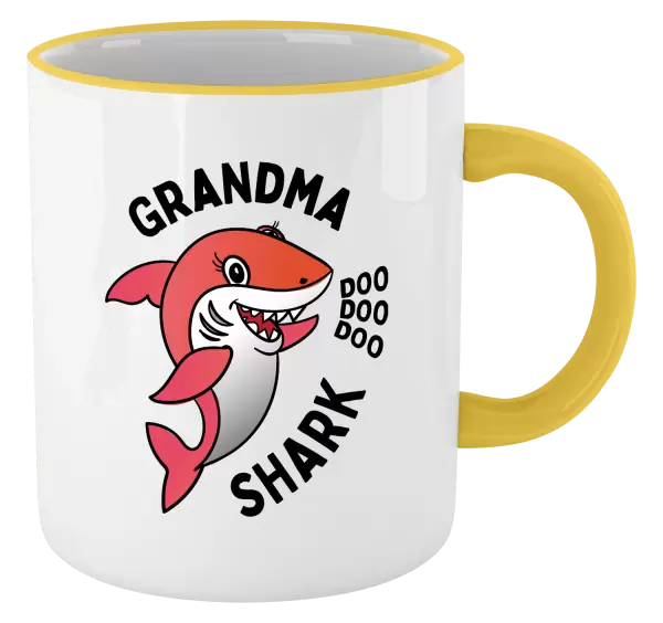 Hrnček Grandma Shark