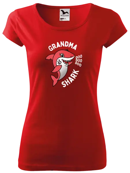 Dámske tričko Grandma Shark