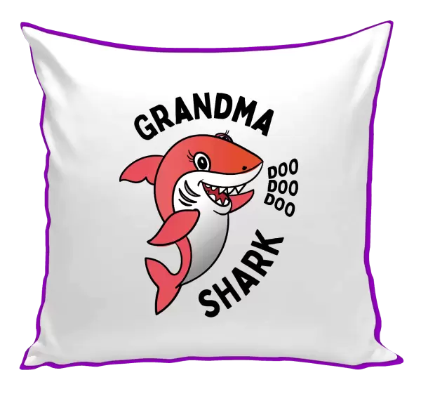 Polštář Grandma Shark
