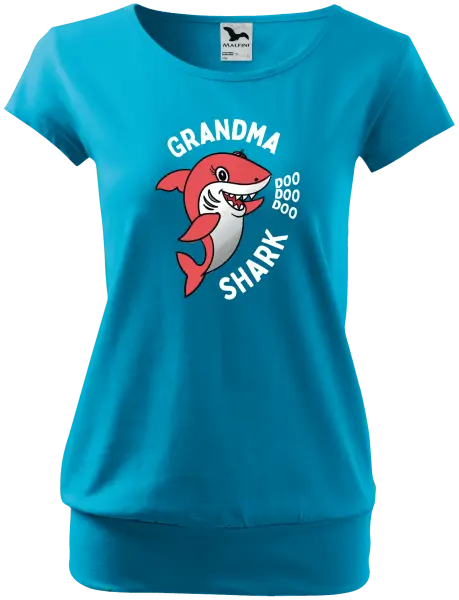 Dámské tričko Grandma Shark