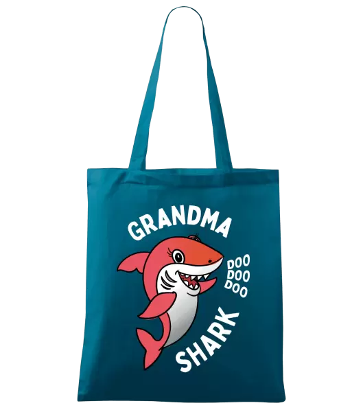 Látková taška Grandma Shark