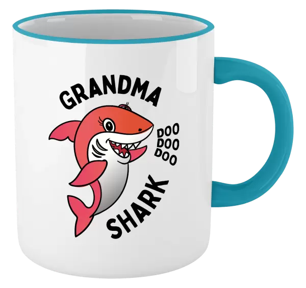 Hrnček Grandma Shark