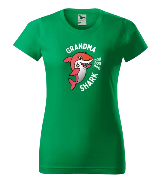Dámske tričko Grandma Shark