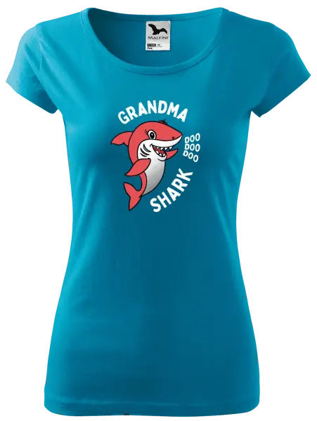 Dámské tričko Grandma Shark