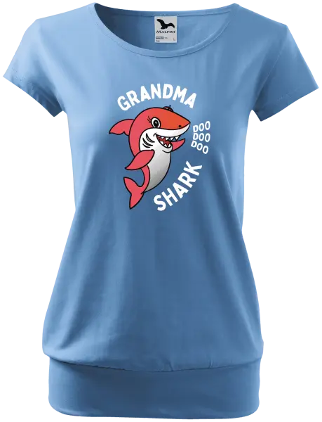Dámske tričko Grandma Shark