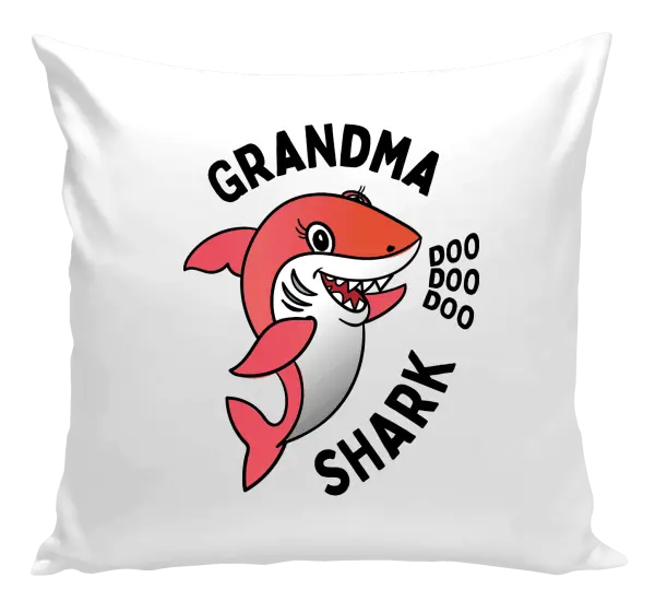 Polštář Grandma Shark