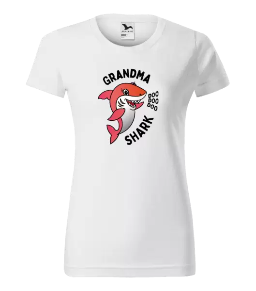 Dámské tričko Grandma Shark