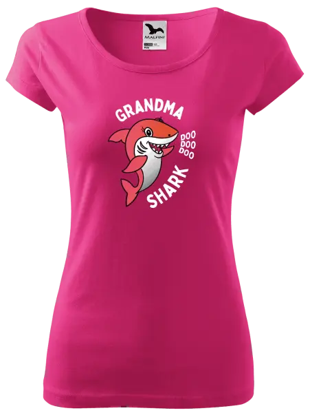 Dámske tričko Grandma Shark