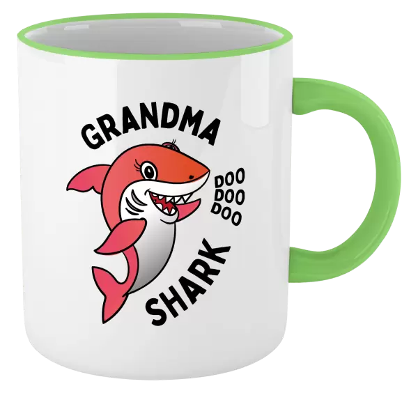 Hrnček Grandma Shark