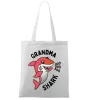 Látková taška Grandma Shark