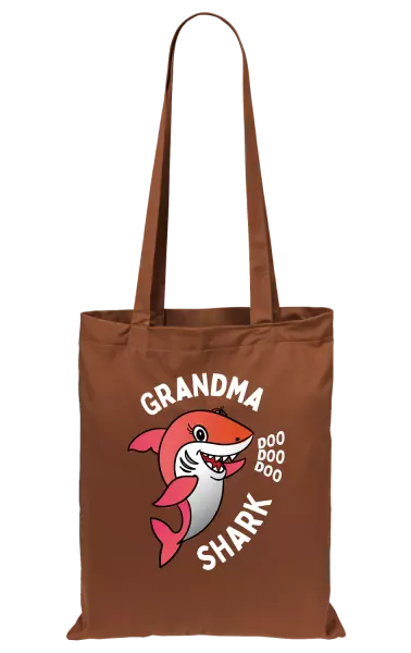 Látková taška Grandma Shark