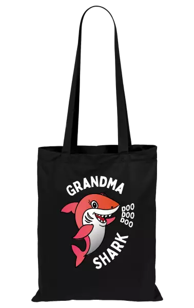 Látková taška Grandma Shark