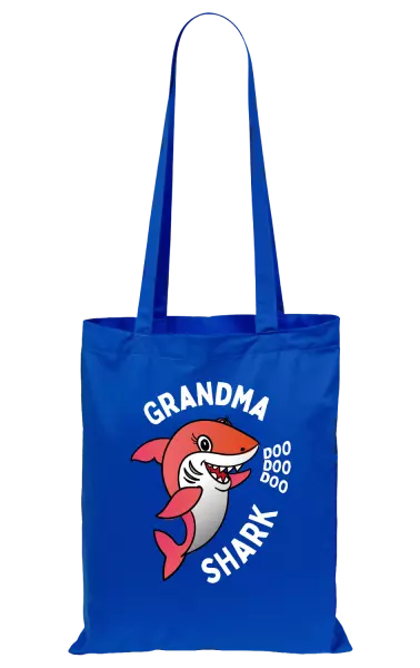 Látková taška Grandma Shark