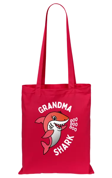 Látková taška Grandma Shark