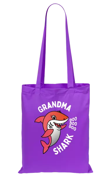 Látková taška Grandma Shark