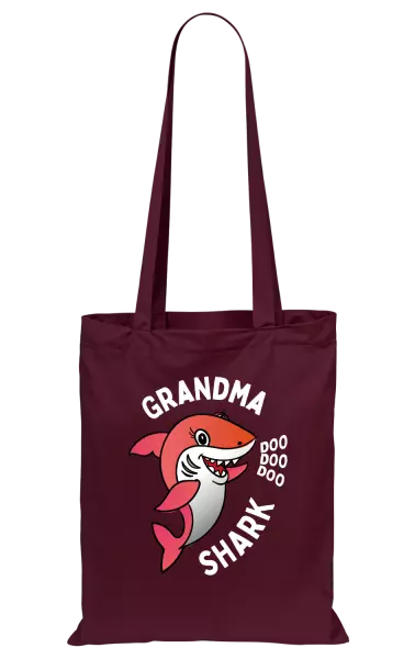 Látková taška Grandma Shark