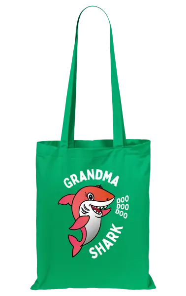 Látková taška Grandma Shark