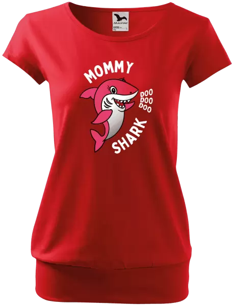 Dámské tričko Mommy Shark