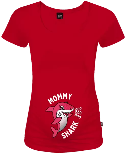 Tehotenské tričko Mommy Shark