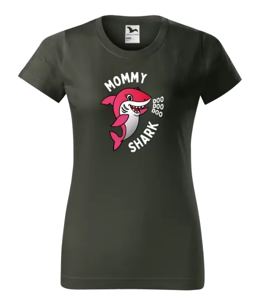 Dámské tričko Mommy Shark