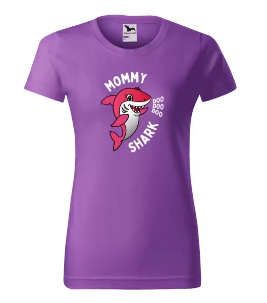 Dámské tričko Mommy Shark