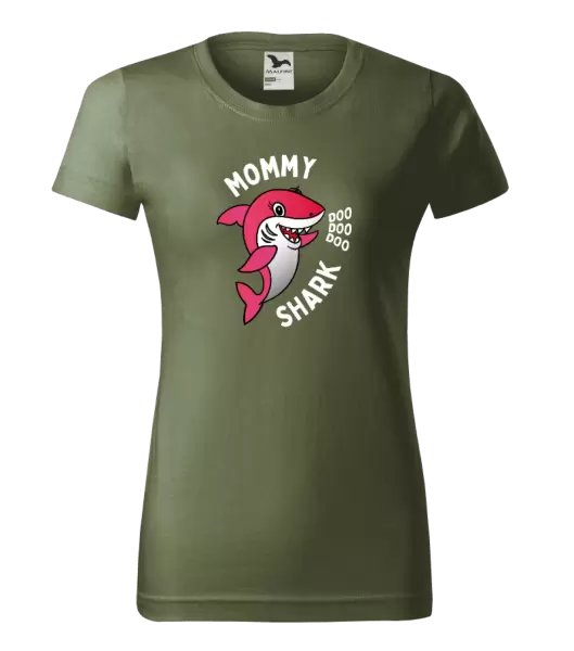 Dámské tričko Mommy Shark
