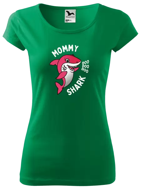 Dámské tričko Mommy Shark