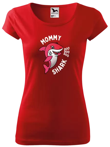 Dámské tričko Mommy Shark