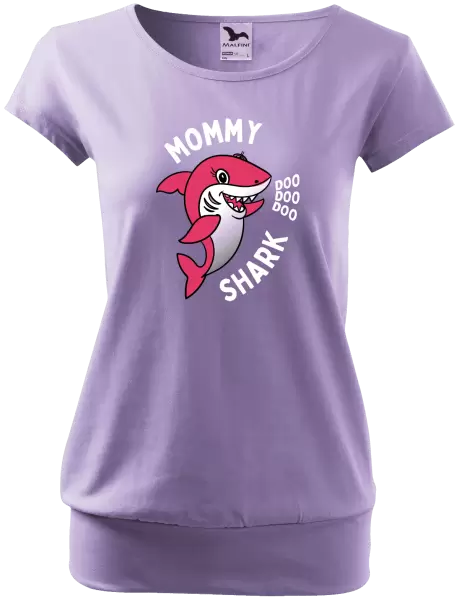 Dámské tričko Mommy Shark