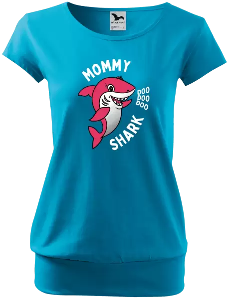 Dámské tričko Mommy Shark