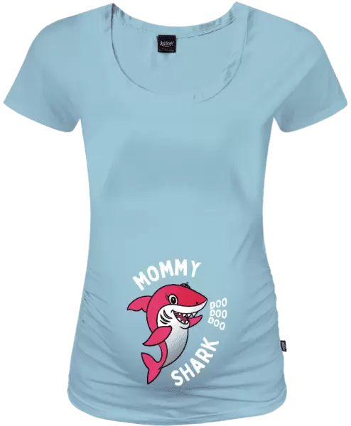 Tehotenské tričko Mommy Shark