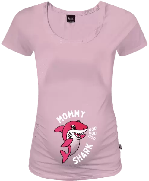 Tehotenské tričko Mommy Shark