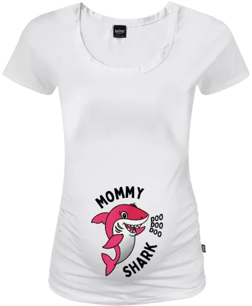 Tehotenské tričko Mommy Shark