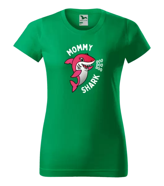 Dámské tričko Mommy Shark