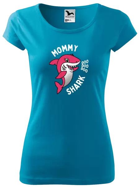 Dámské tričko Mommy Shark