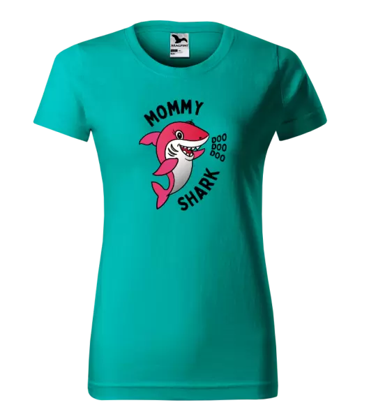 Dámské tričko Mommy Shark