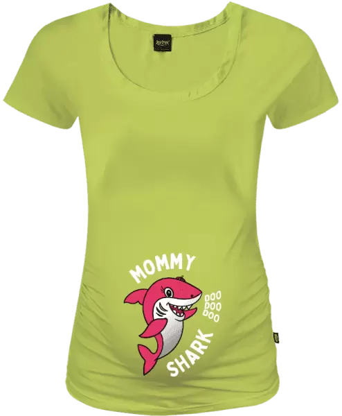 Tehotenské tričko Mommy Shark