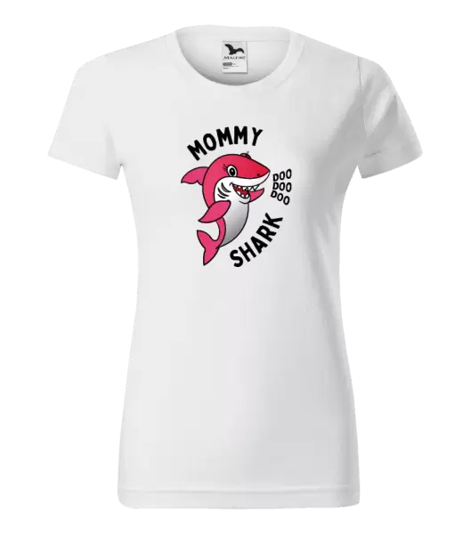 Dámské tričko Mommy Shark