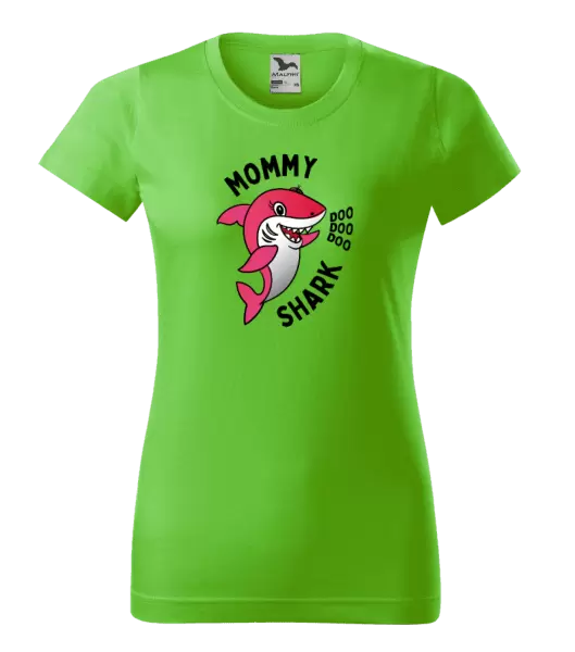 Dámské tričko Mommy Shark