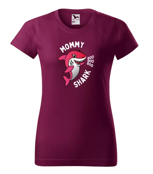 Dámské tričko Mommy Shark
