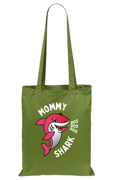 Látková taška Mommy Shark