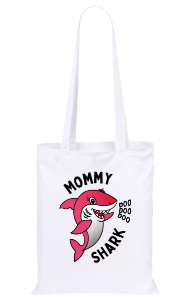 Látková taška Mommy Shark