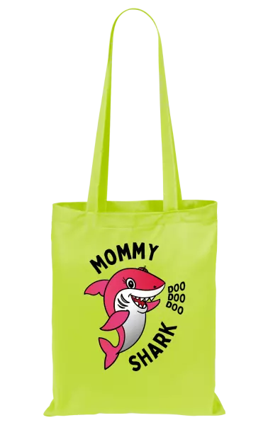 Látková taška Mommy Shark