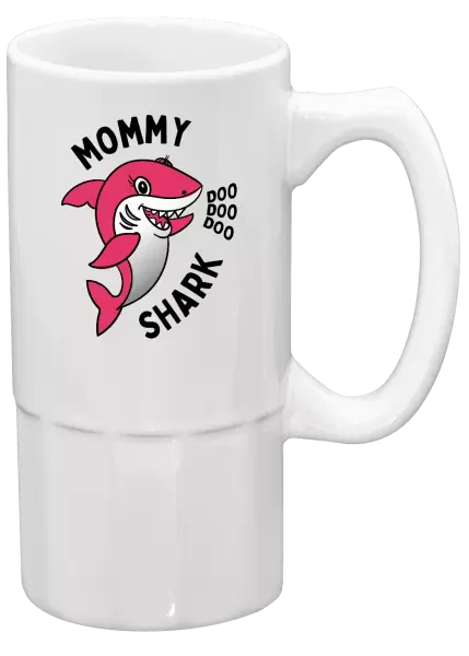 Půllitr Mommy Shark